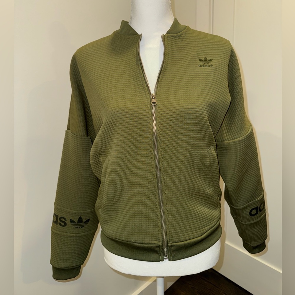 Adidas oversized zip up